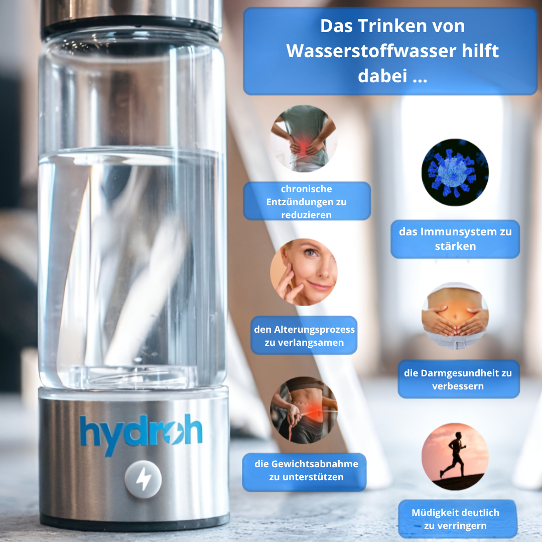 Hydrogen-Wasserflasche