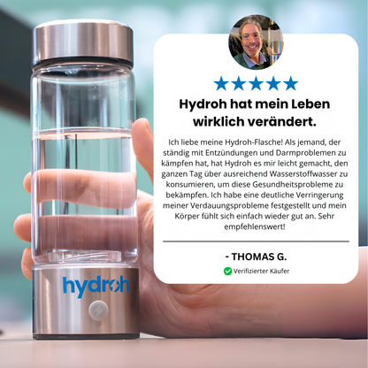 Hydrogen-Wasserflasche